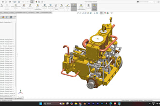 make 3d models and assembly using solidworks from 2d