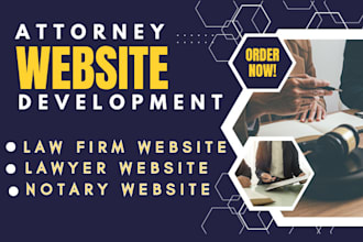 design attorney, lawyer, law firm website, wordpress website