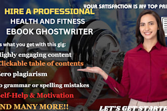 ghostwrite medical, health and fitness ebook
