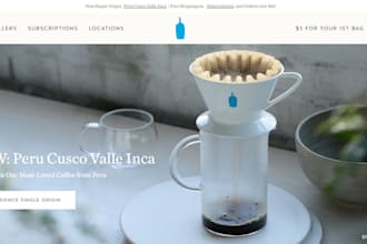 design branded coffee shopify store coffee website coffee shop coffee store