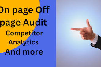 provide  technical seo  website audit website analysis  action plan