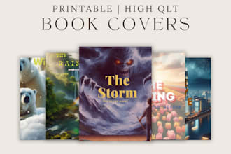 design incredible book cover, ebook cover, amazon book cover, book cover design