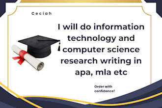 do information technology and computer science research writing in apa, mla etc