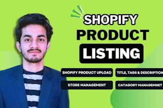 do shopify products listing manually on your shopify store