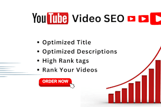 optimize your youtube video SEO  for rapid ranking
