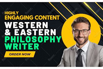 write engaging philosophy content on western and eastern traditions and thoughts