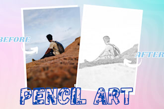 turn your photos into amazing pencil art