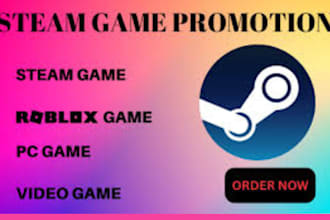 do steam game promotion, steam page, steam game promotion, steam marketing