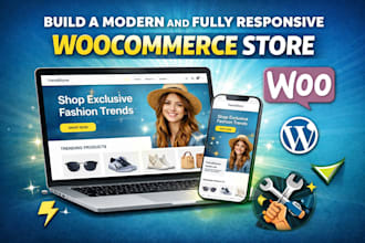 build a modern and fully responsive woocommerce store