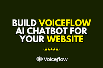 build voiceflow ai chatbot for your website