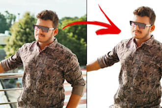 remove background from any image to white or transparent