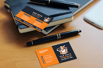 design professional business card with qr code for you