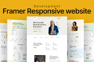 do framer landing page, framer website, fix framer template, cms setup framer