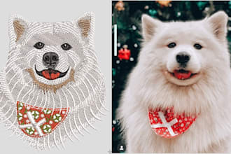 digitize custom designs into pes, dst