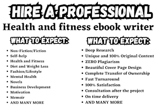 ghostwrite medical, health and fitness ebook