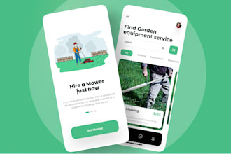 develop lawn mowing app, lawn service app, roof maintenance app, snow plow app