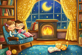 illustrate children story book illustration watercolor