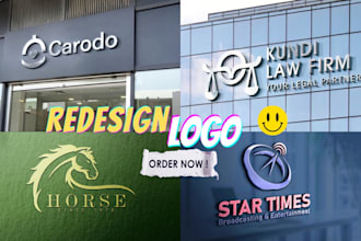modify, update, fix and redesign your business logo design