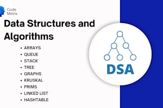 do data structure and algorithms tasks and projects