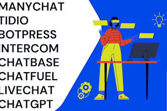 manychat, tidio, botpress, intercom, chatbase, chatfuel, livechat, chatgpt