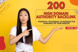 200 high quality SEO profile backlinks link building