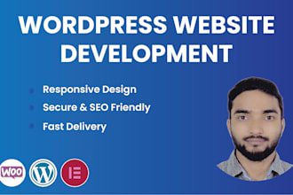 wordpress theme customization and development with elementor
