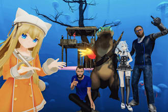 create vrchat commission, rig your 3d character, vrchat avatar, anime vrchat