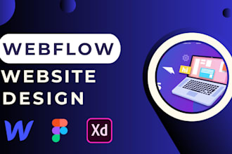 design or redesign responsive webflow website