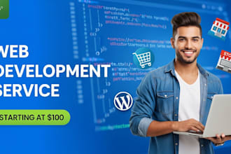 build or redesign your business website, web development wordpress and elementor