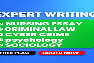 do nursing essay, criminal justice, criminology, sociology, case studies