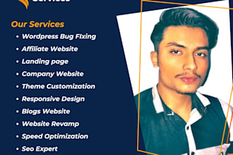 create figma, PSD to wordpress, shopify, html5 and tailwindcss website
