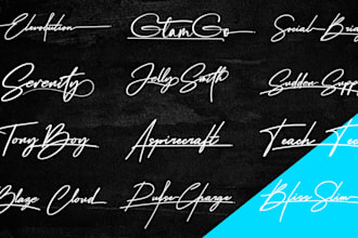do photography signature handwriting scripted calligraphy cursive logo