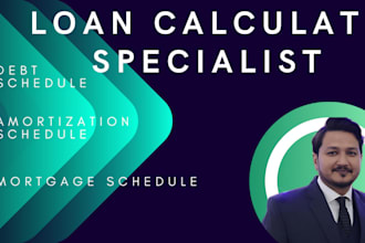 create loan amortization schedule with loan calculator