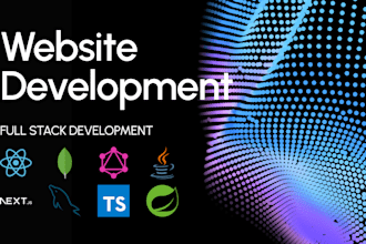 do full stack web development using react next spring boot net 8
