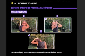present you a short stretch guide for bodybuilding or calisthenics