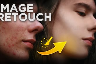 do professional image editing, color and background change