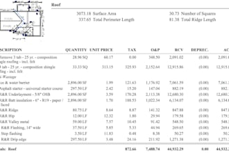 do any xactimate large loss reconstruction estimate for insurance claim