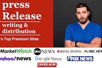 write press release press release distribution submit PR for PR distribution