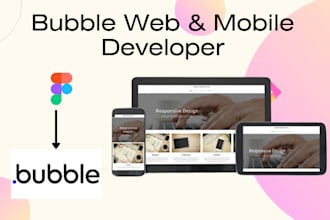 build responsive bubble app bubble developer bubble io website bubble mvp nocode