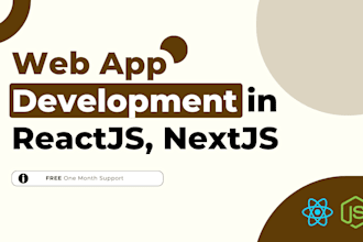 develop web app in reactjs, nextjs, angular or svelte