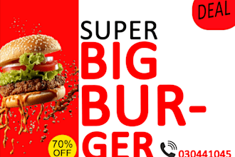 foods poster design and adds poster design