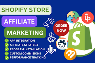 setup shopify affiliate marketing goaffpro  uppromote bixgrow refersion apps