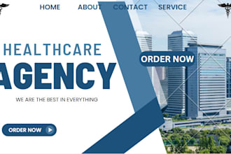 build healthcare staffing agency website, homecare website