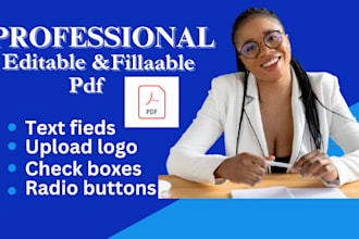 design fillable pdf forms, clickable forms, convert pdf to word, image to word