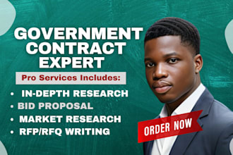 find federal governvemnt contract, rfps,bid proposal writing, sdvosb, wbe, grant