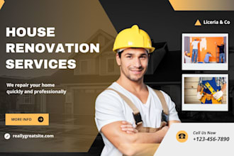 design home improvement website contractor website remodeling renovation website
