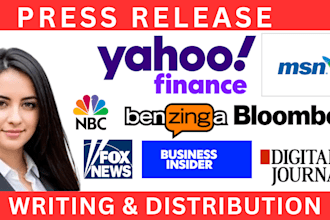 do press release distribution on top media outlets yahoo finance