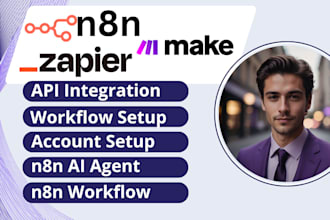 create workflow and ai agents using gohighlevel n8n zapier make com vapi ai bot