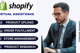 be shopify virtual assistant marketing shopify manager tiktok facebook ads
