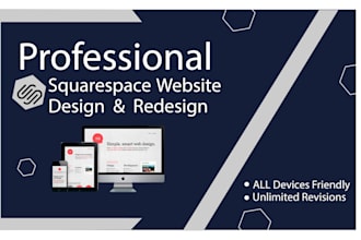 build a professional and responsive squarespace website